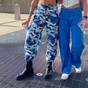 UFO blue camp pants